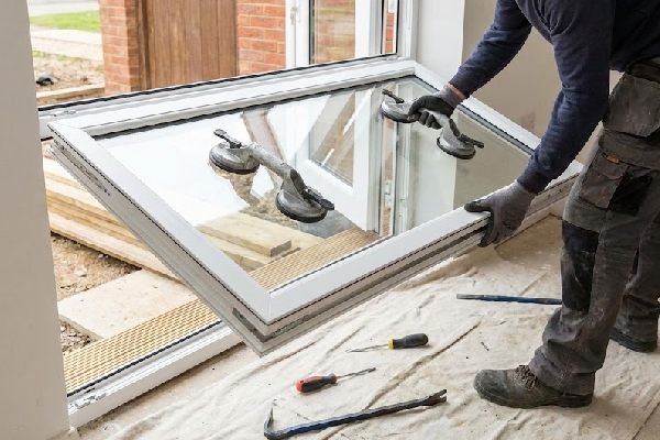 درآوردن پنجره دوجداره ریلی: آموزش گام به گام ایمن